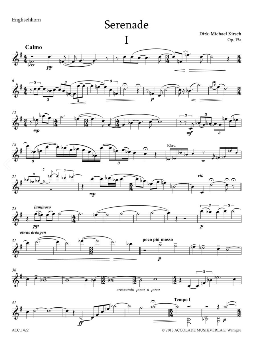 Anderes Coverbild Serenade op. 15a 