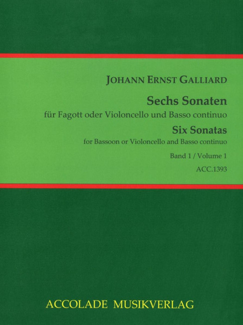 Vorderes Coverbild Sechs Sonaten Band 1