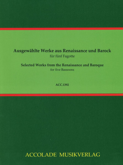 Vorderes Coverbild Ausgewählte Werke aus Renaissance und Barock 