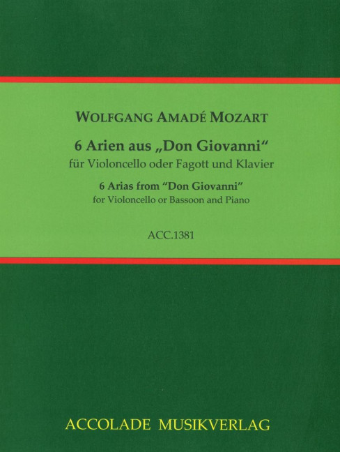 Vorderes Coverbild Sechs Arien aus "Don Giovanni" 