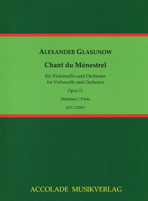 Vorderes Coverbild Chant du Ménestrel op. 71 