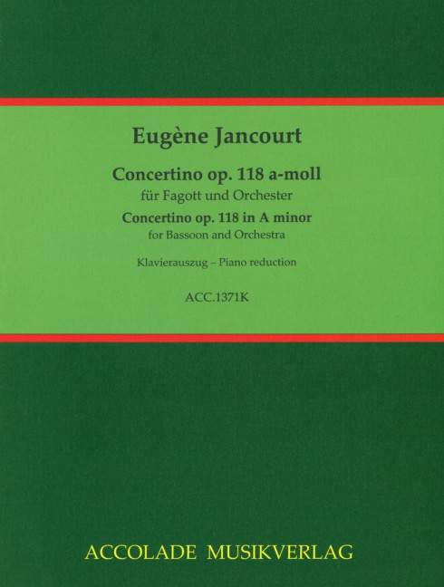 Vorderes Coverbild Concertino a-moll op. 118 