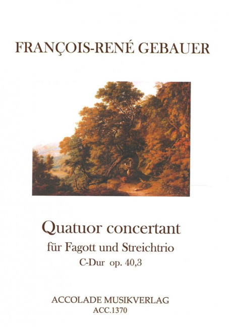 Vorderes Coverbild Quatuor concertant op. 40,3 