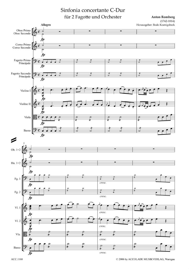 Anderes Coverbild Sinfonia Concertante C-Dur 