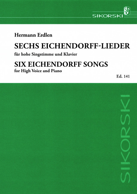 Vorderes Coverbild 6 Eichendorff-Lieder 