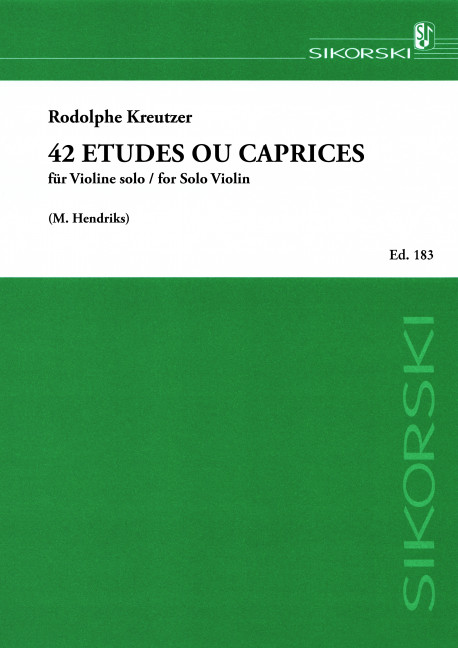 Vorderes Coverbild 42 Etudes ou Caprices 