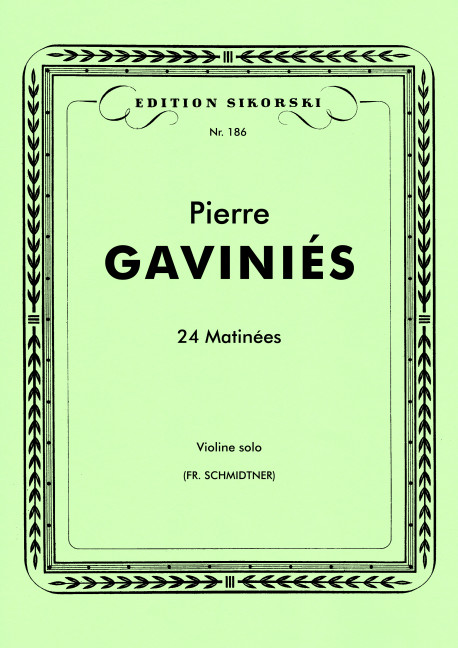 Vorderes Coverbild 24 Matinées 