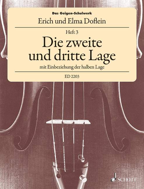 Vorderes Coverbild Das Geigen-Schulwerk Band 3
