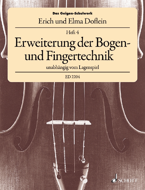 Vorderes Coverbild Das Geigen-Schulwerk Band 4