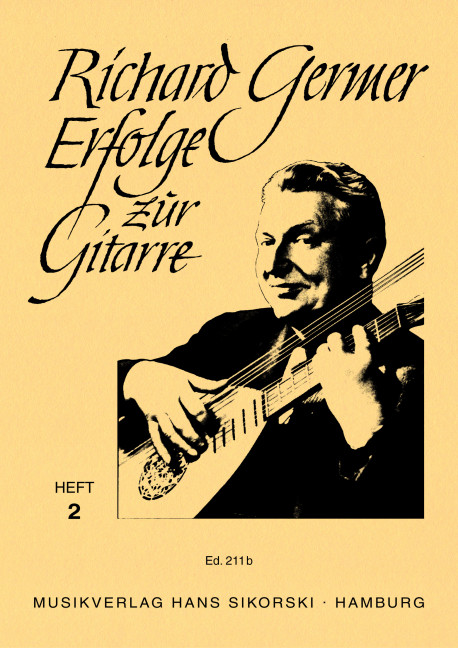 Vorderes Coverbild Richard Germer-Erfolge zur Gitarre 