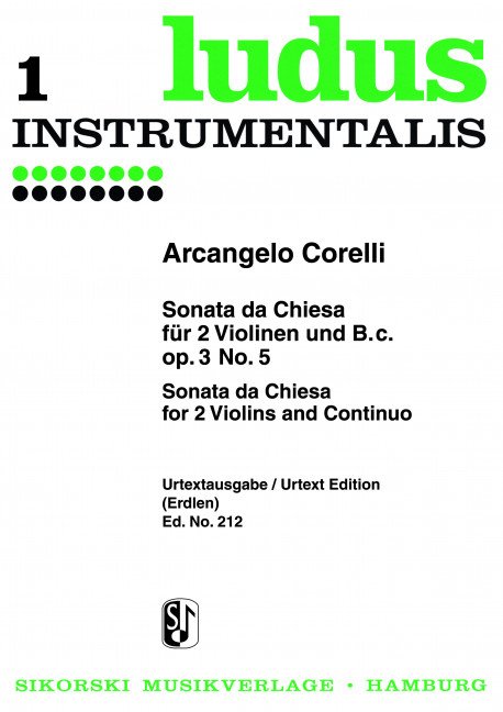 Vorderes Coverbild Sonata da chiesa op. 3/5 