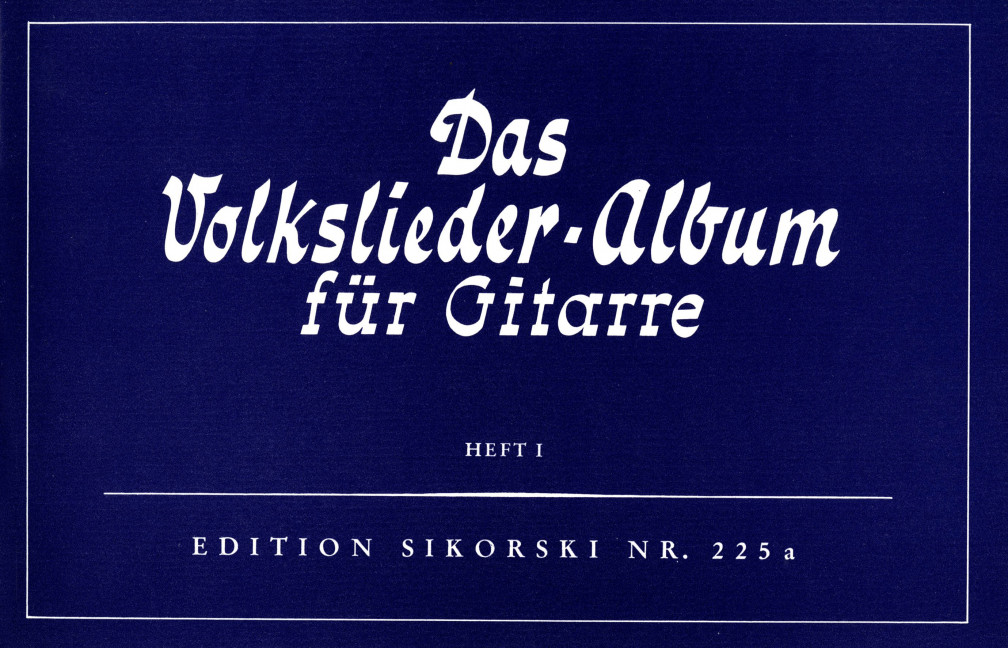 Vorderes Coverbild Das Volksliederalbum 