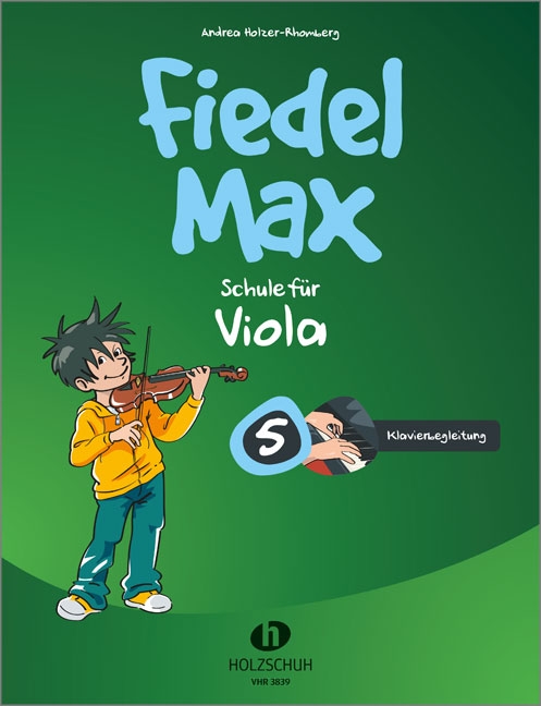 Vorderes Coverbild Fiedel-Max für Viola - Schule 5 Klavierbegleitung
