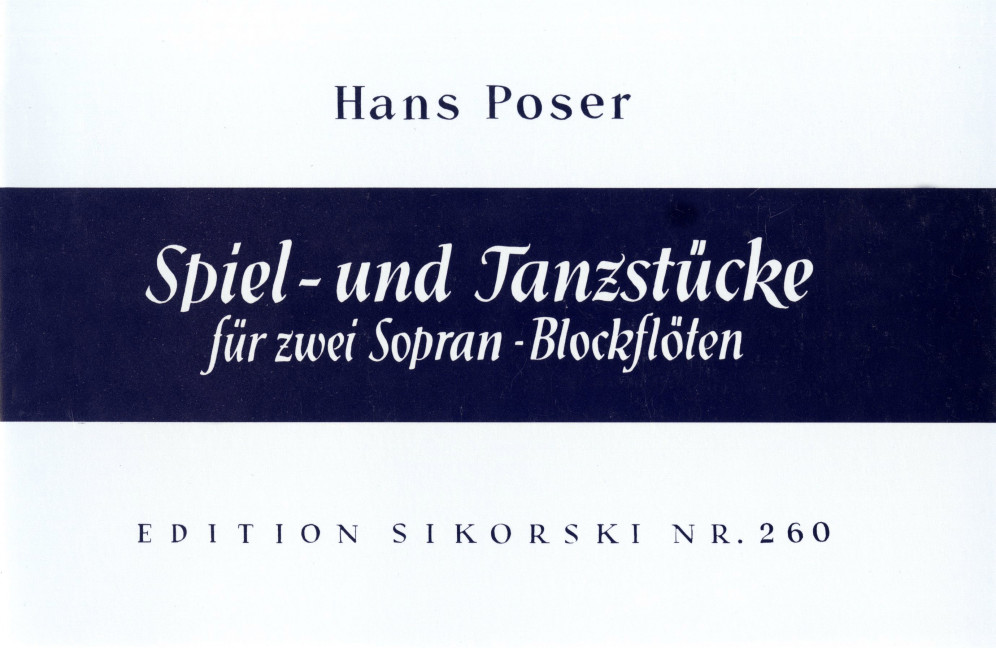 Vorderes Coverbild Spiel- und Tanzstücke 