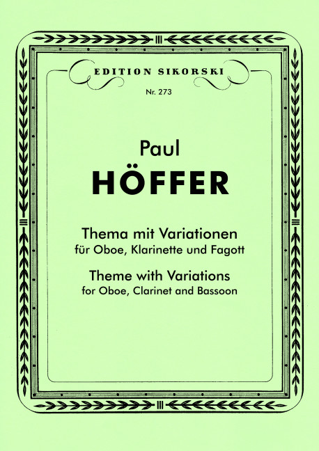Vorderes Coverbild Thema mit Variationen 