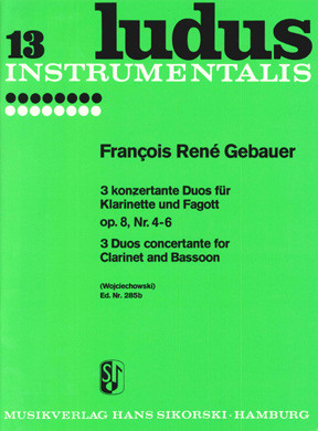 Vorderes Coverbild 6 konzertante Duos op. 8/4-6 