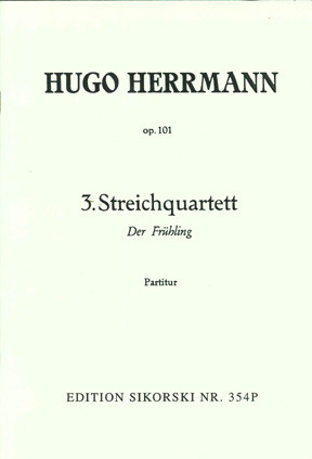 Vorderes Coverbild Streichquartett Nr. 3 op. 101 