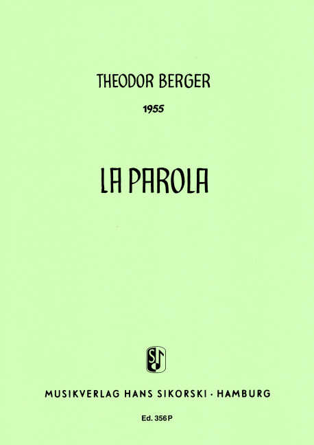 Vorderes Coverbild La Parola 
