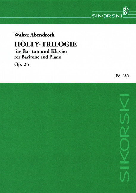 Vorderes Coverbild Hölty-Trilogie op. 25 