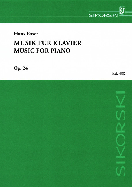 Vorderes Coverbild Musik für Klavier op. 24 