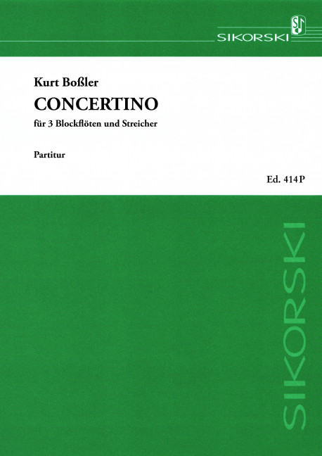 Vorderes Coverbild Concertino 