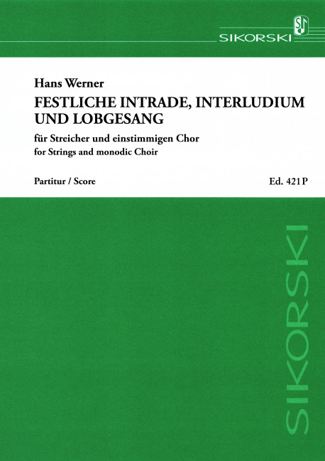 Vorderes Coverbild Festliche Intrade, Interludium und Lobgesang 