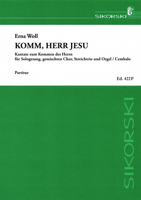 Vorderes Coverbild Komm, Herr Jesu 