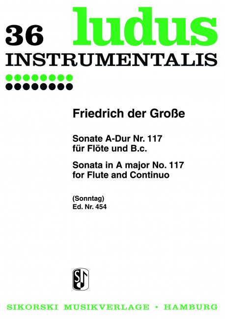 Vorderes Coverbild Sonate Nr. 117 