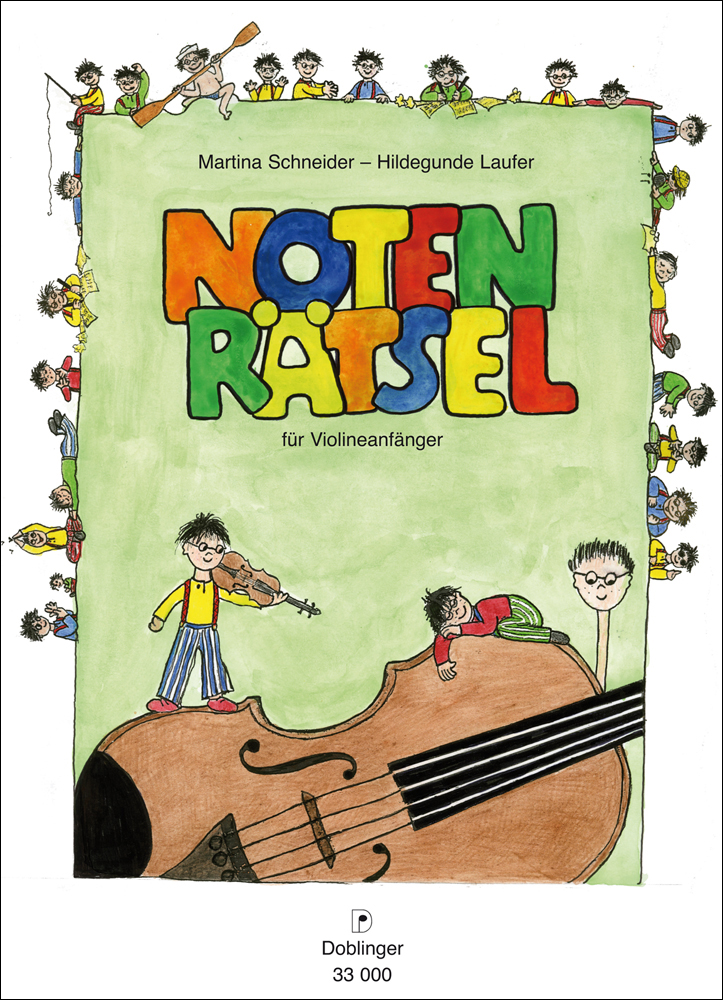 Vorderes Coverbild Notenrätsel für Violinanfänger