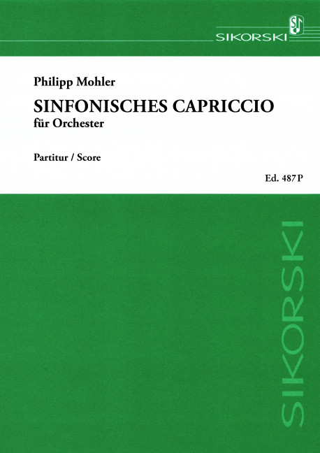 Vorderes Coverbild Sinfonisches Capriccio op. 40 
