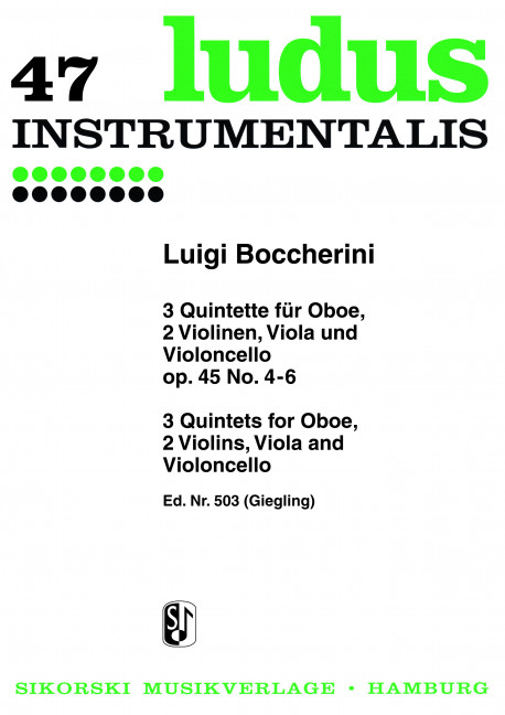 Vorderes Coverbild 3 Quintette op. 45/4-6 