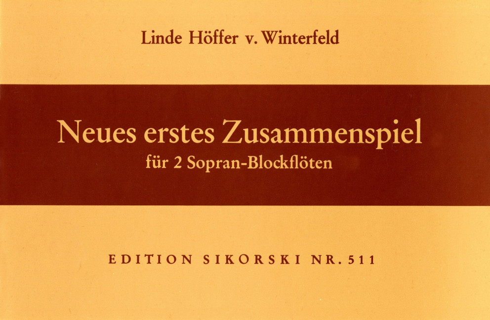 Vorderes Coverbild Neues Erstes Zusammenspiel 