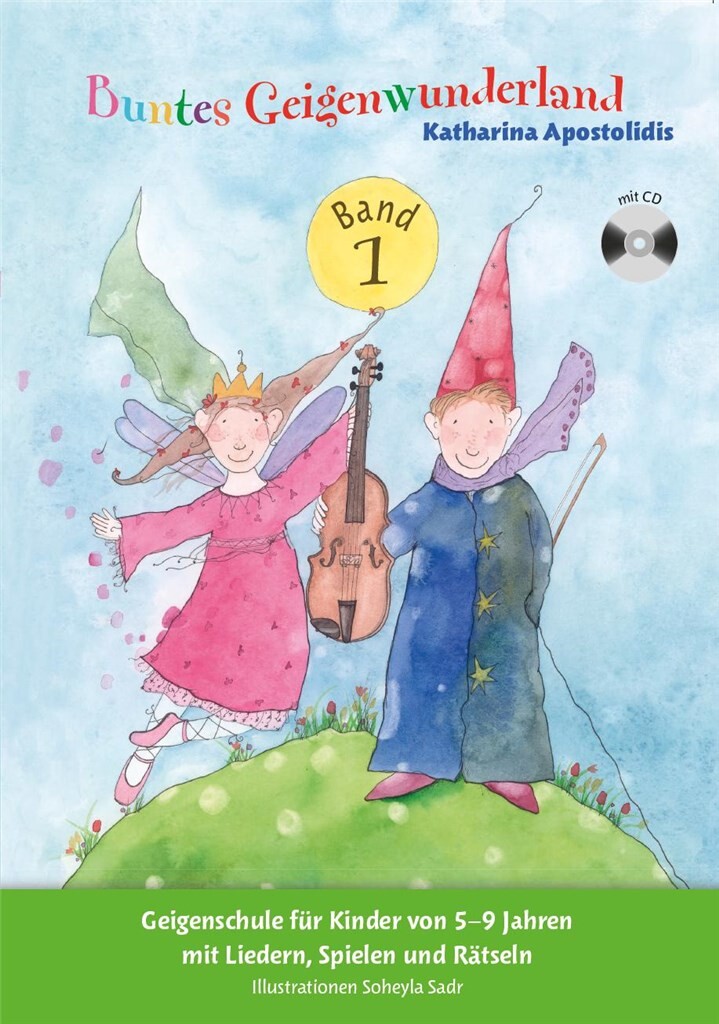 Vorderes Coverbild Buntes Geigenwunderland Band 1