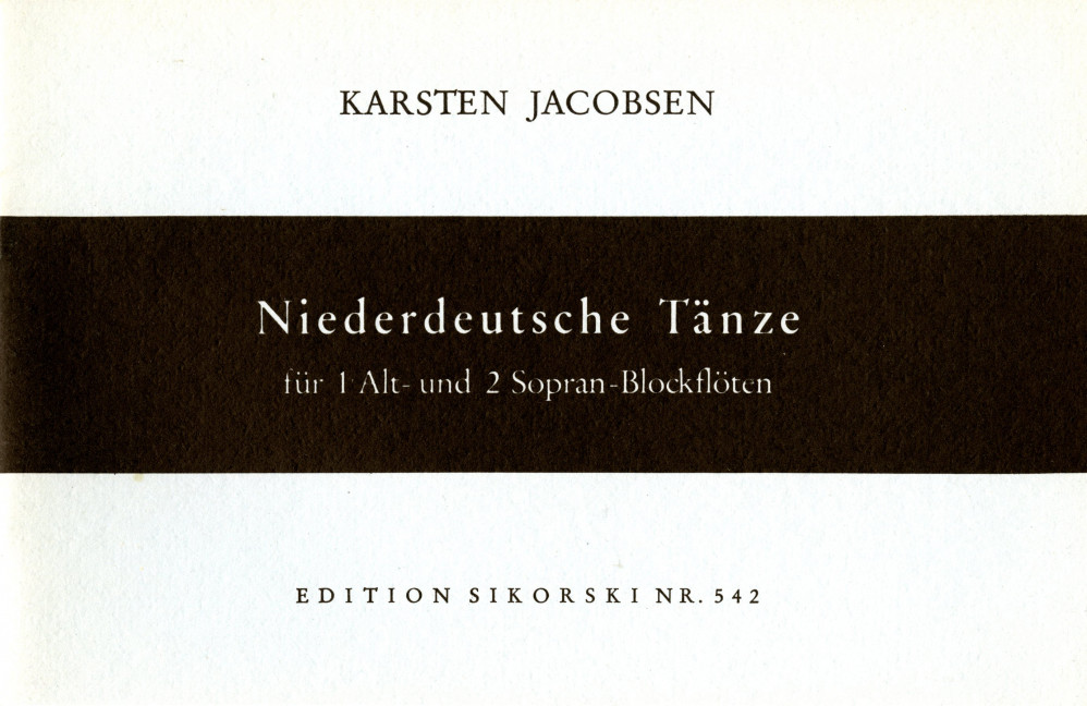 Vorderes Coverbild Niederdeutsche Tänze 