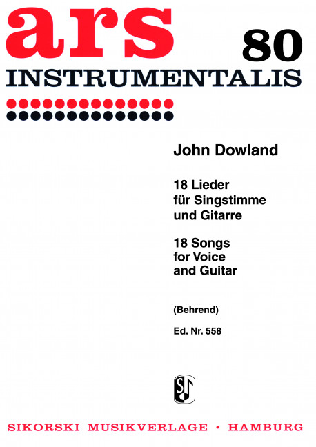 Vorderes Coverbild 18 Lieder 