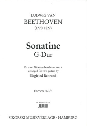 Vorderes Coverbild Sonatine 