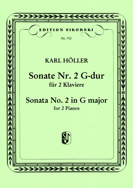 Vorderes Coverbild Sonate Nr. 2 