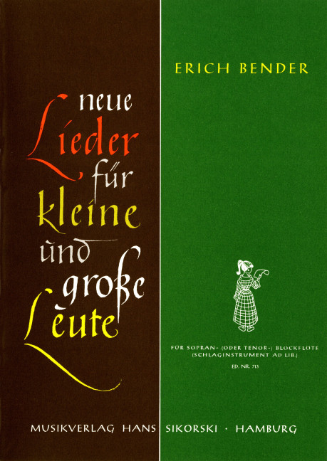 Vorderes Coverbild Neue Lieder für kleine und große Leute 