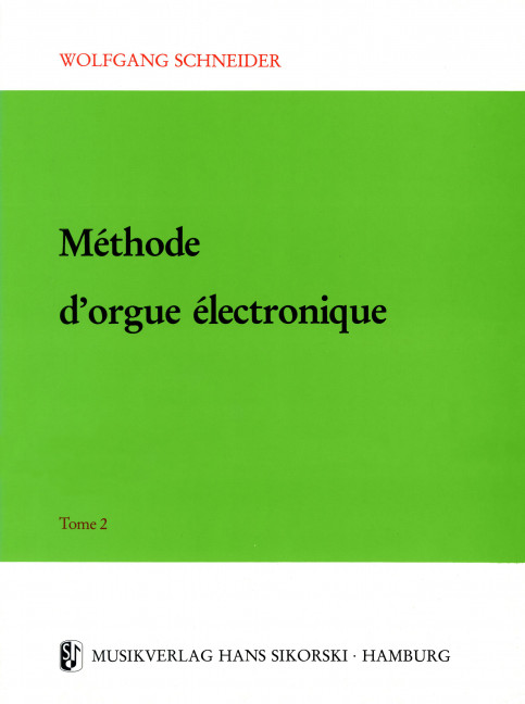 Vorderes Coverbild Méthode d'orgue électronique 