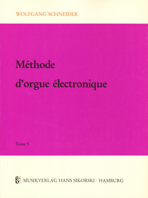 Vorderes Coverbild Méthode d'orgue électronique 