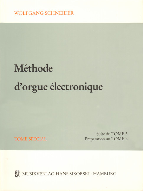 Vorderes Coverbild Méthode d'orgue électronique 