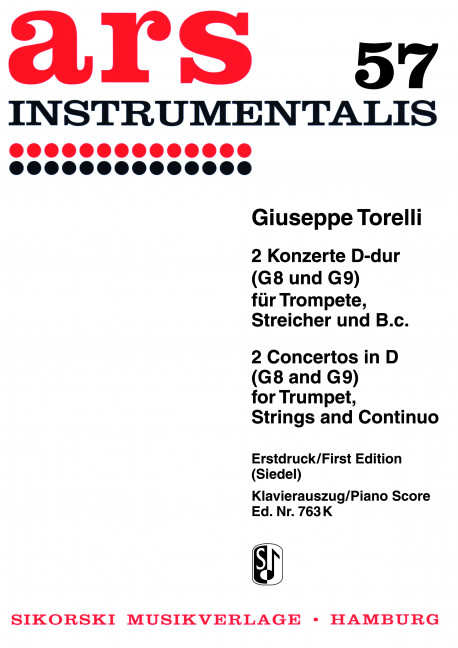 Vorderes Coverbild 2 Konzerte G 8 / G 9 