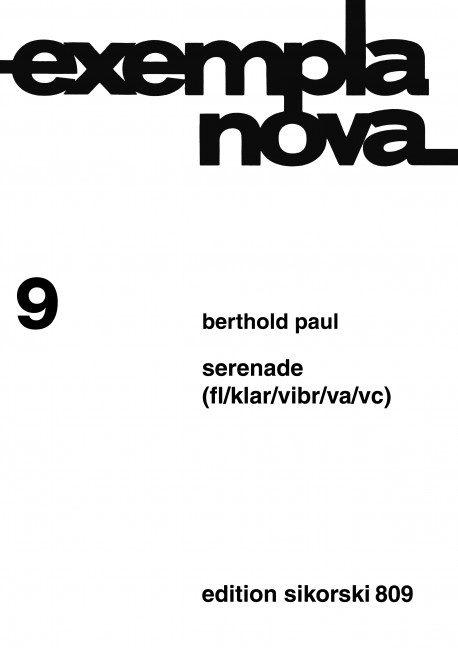 Vorderes Coverbild Serenade op. 11 