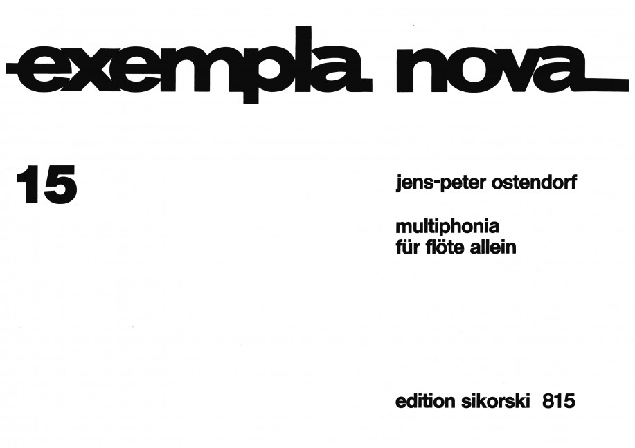 Vorderes Coverbild Multiphonia 