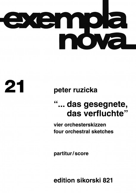 Vorderes Coverbild ... das Gesegnete, das Verfluchte 