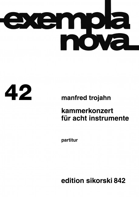 Vorderes Coverbild Kammerkonzert 