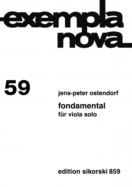 Vorderes Coverbild Fondamental 