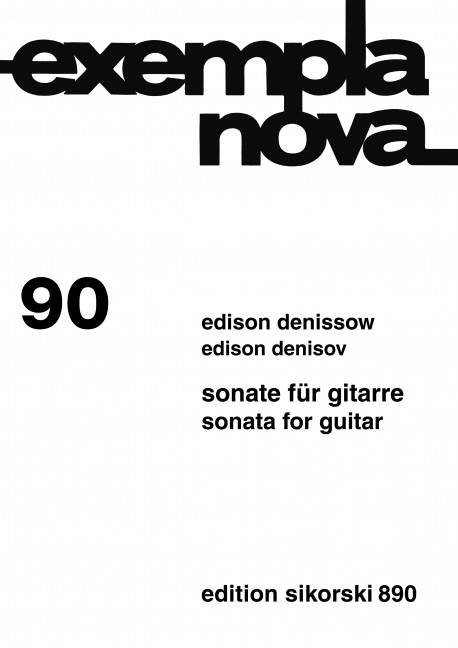 Vorderes Coverbild Sonate für Gitarre 
