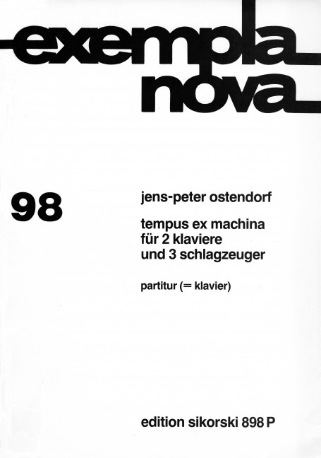 Vorderes Coverbild Tempus ex machina 