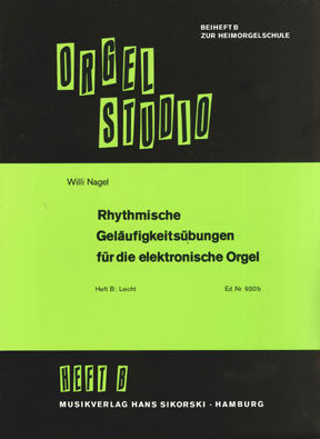 Vorderes Coverbild Rhythmische Geläufigkeitsübungen für die elektronische Orgel 
